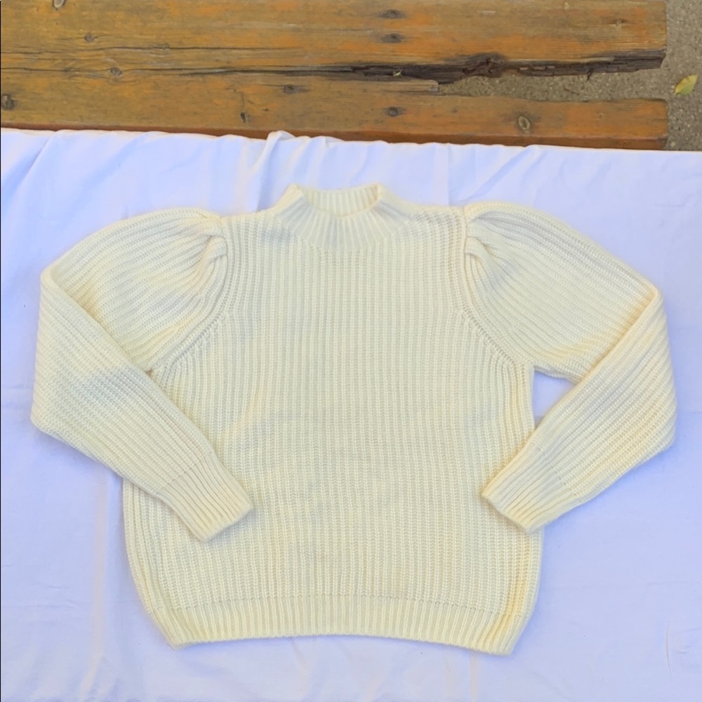 Elegant Cream Women's Sweater